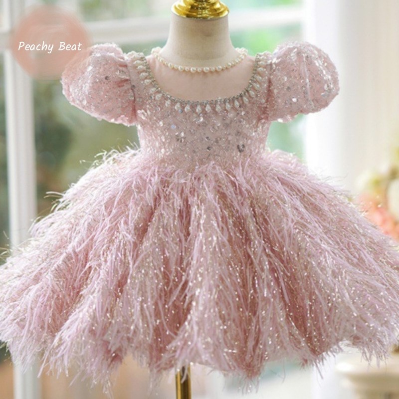 Baby Clothing Dresser - Модное платье принцессы с блестками и