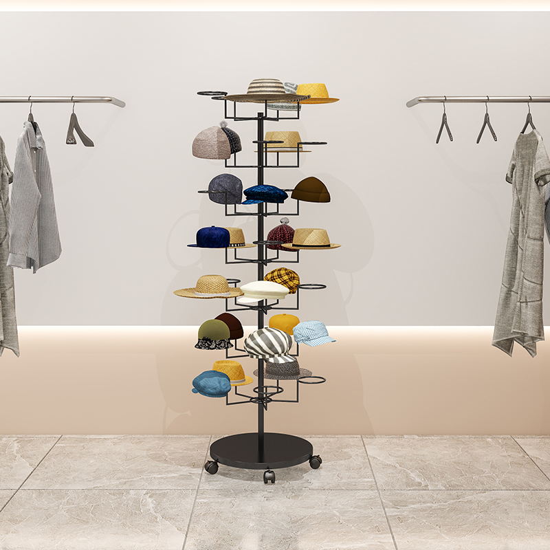 Baby Clothing Display - # Стеллаж для демонстрации шляп. Напольная