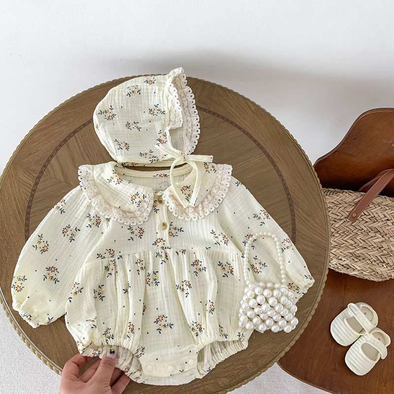 Baby Clothing Stores - Весенний комбинезон для новорожденных девочек +