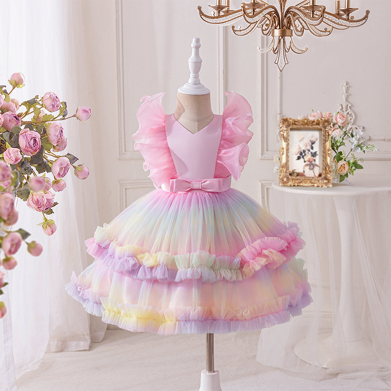 Baby Clothing Dresser - Новое детское сетчатое платье принцессы, модное