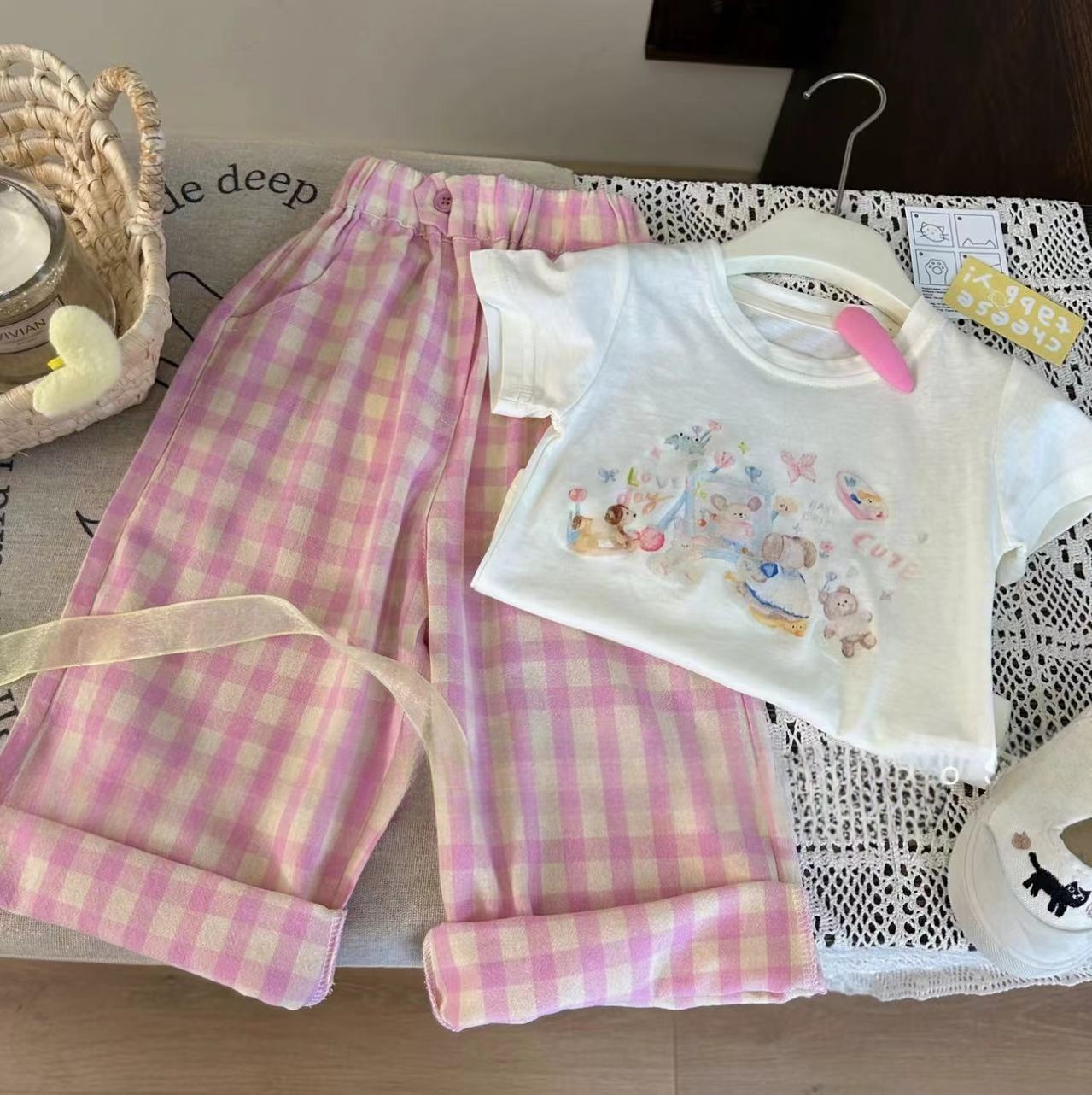 Baby Girl Clothing Zara - Комплект детской одежды из топа с