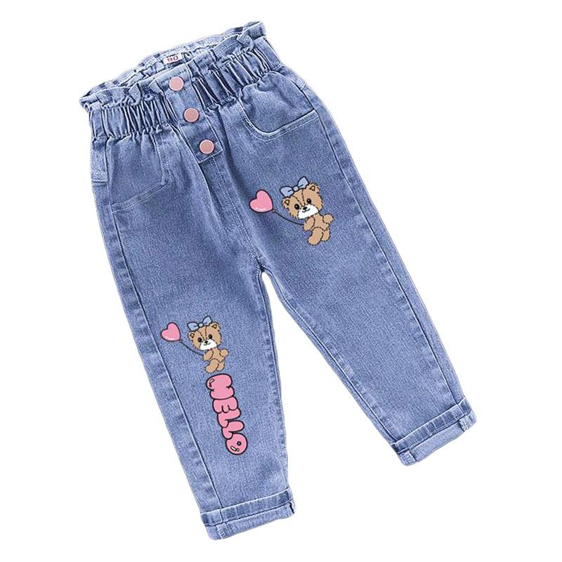 Baby Girl Clothing Zara - Зимние плюшевые джинсовые штаны для маленьких