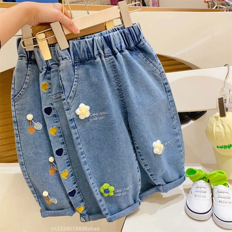 Джинсы с вышивкой для девочек- – обзор и цена Baby Girl Clothing Zara