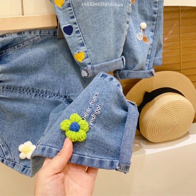 Джинсы с вышивкой для девочек- – обзор и цена Baby Girl Clothing Zara