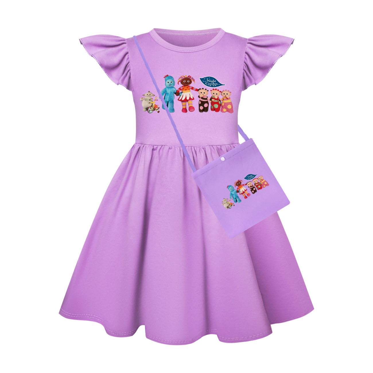 Детское платье с мультяшным пр – обзор и цена Baby Clothing Night
