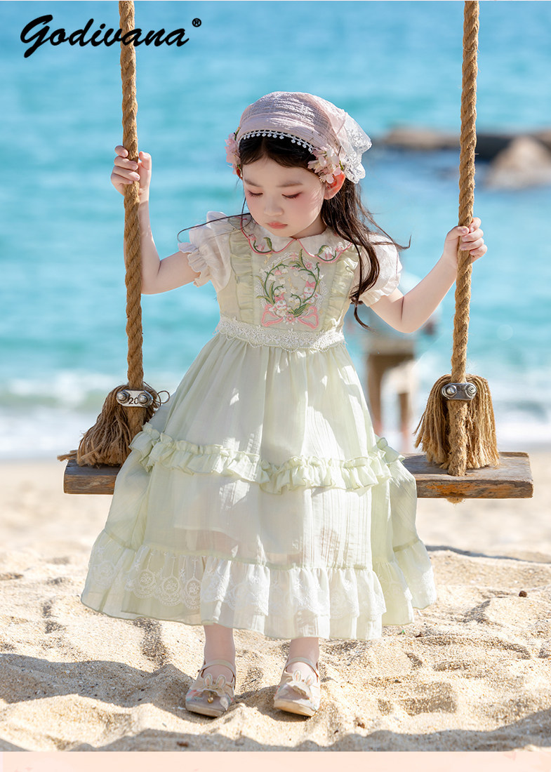 Новое летнее платье для девоче – обзор и цена Baby Clothing High End