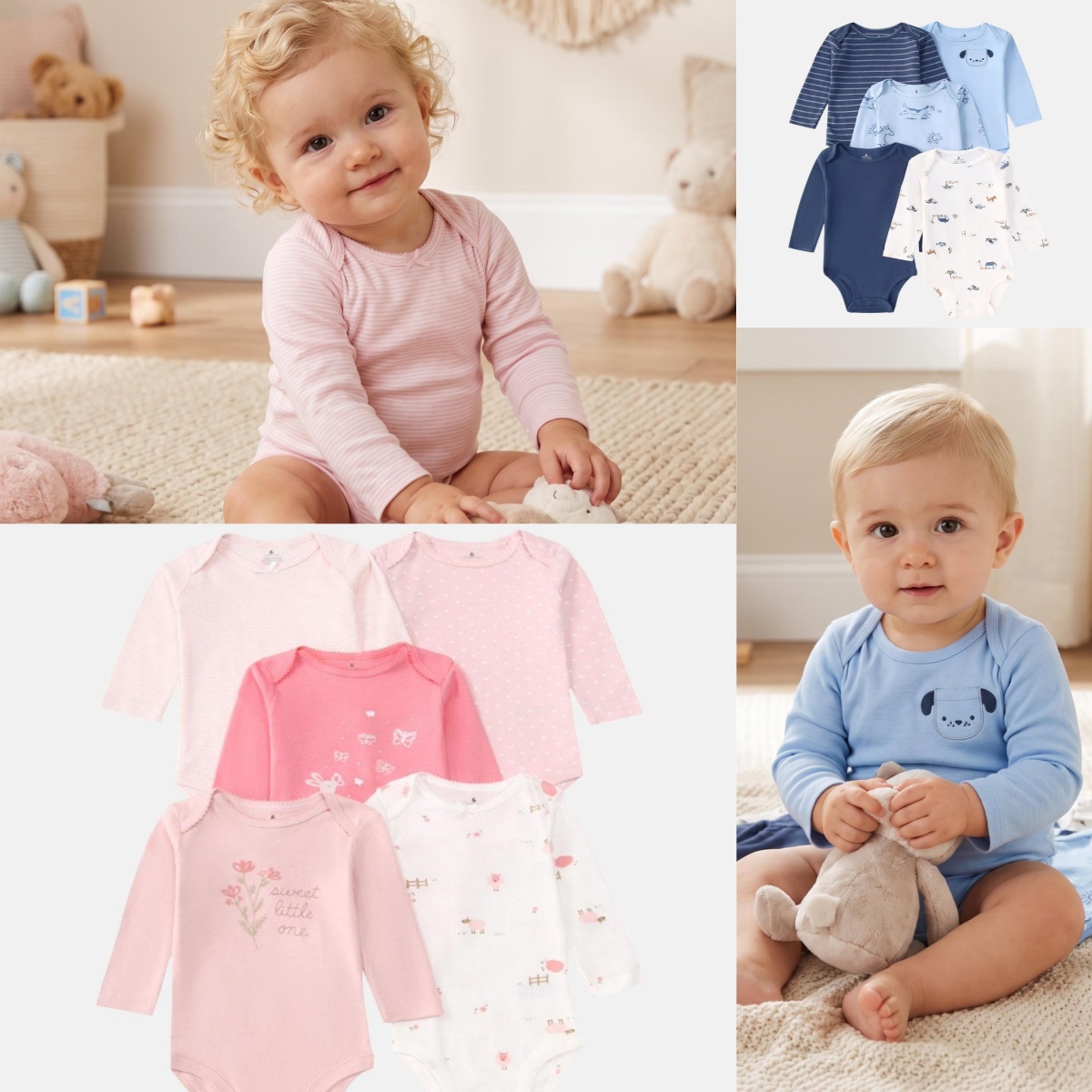 5 шт. детских комбинезонов для – обзор и цена Baby Clothing Outlet
