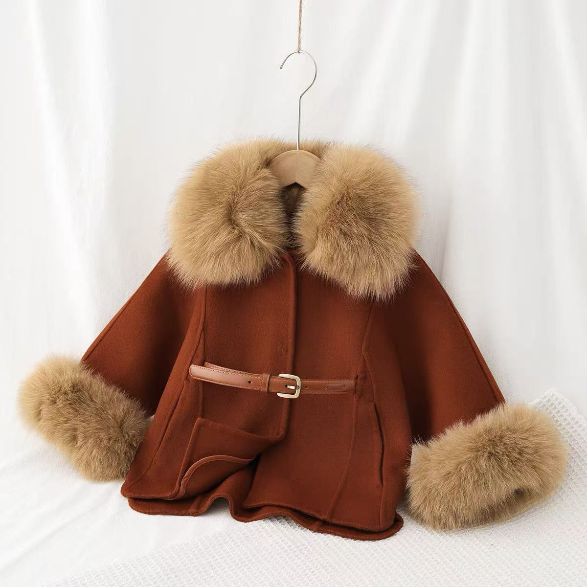 Двустороннее шерстяное пальто  – обзор и цена Baby Clothing High End